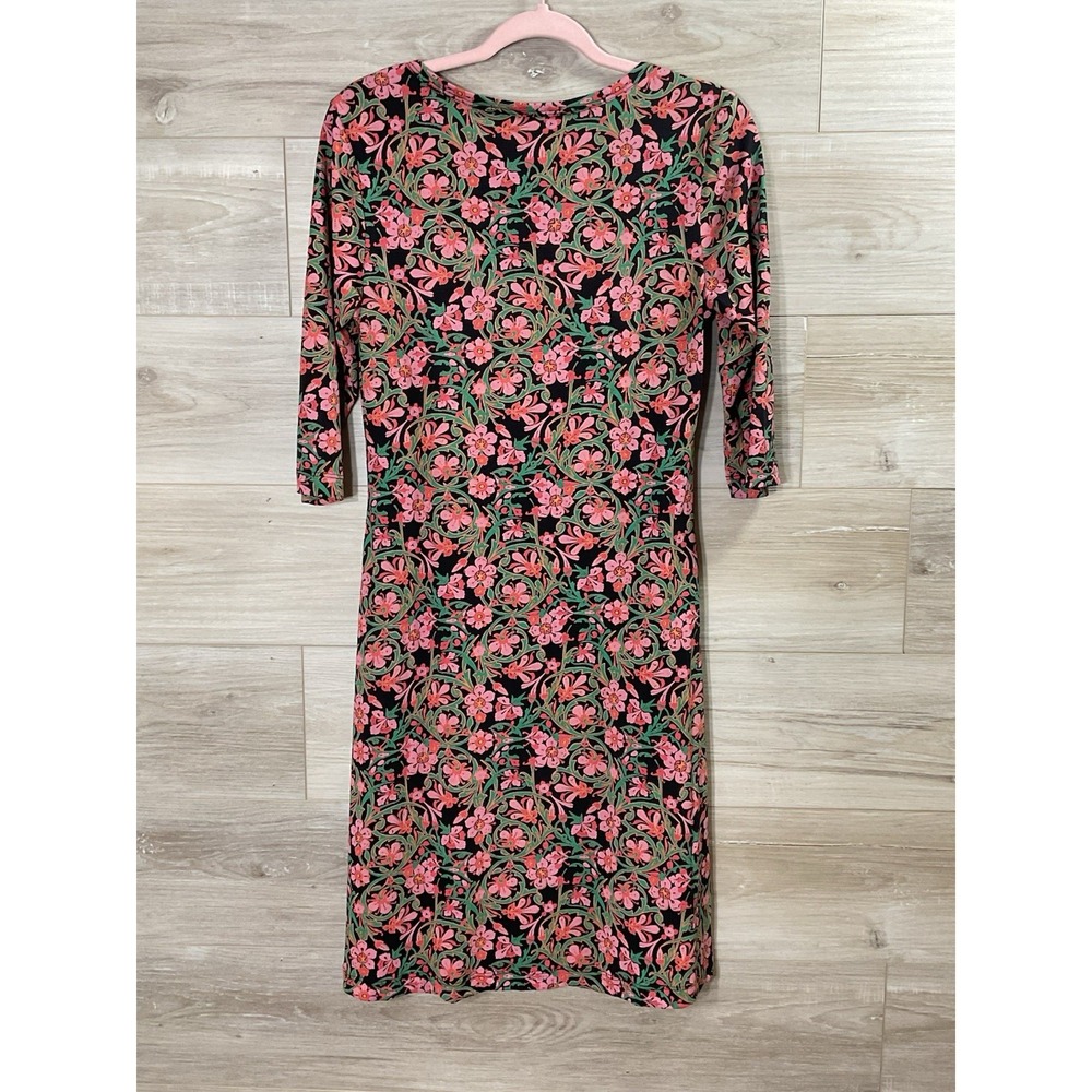 Peruvian Connection Dress Starflower 3/4 Sleeve Cotton Floral Size XS - Picture 2 of 9